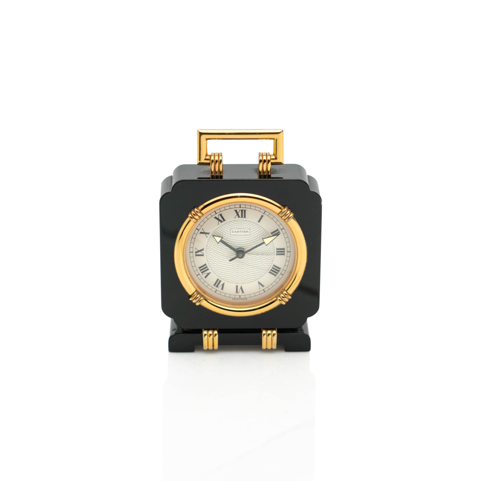 Cartier Clock Onyx Desk