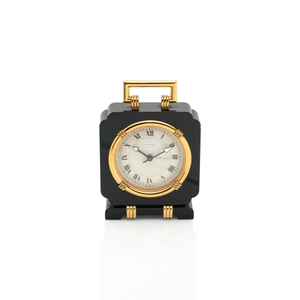 Cartier Clock Onyx Desk