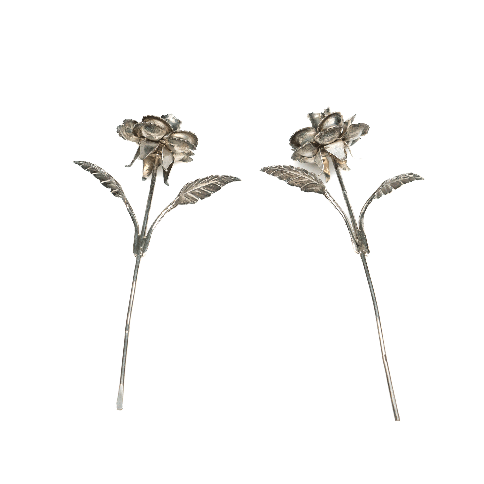 English Sterling Silver Roses