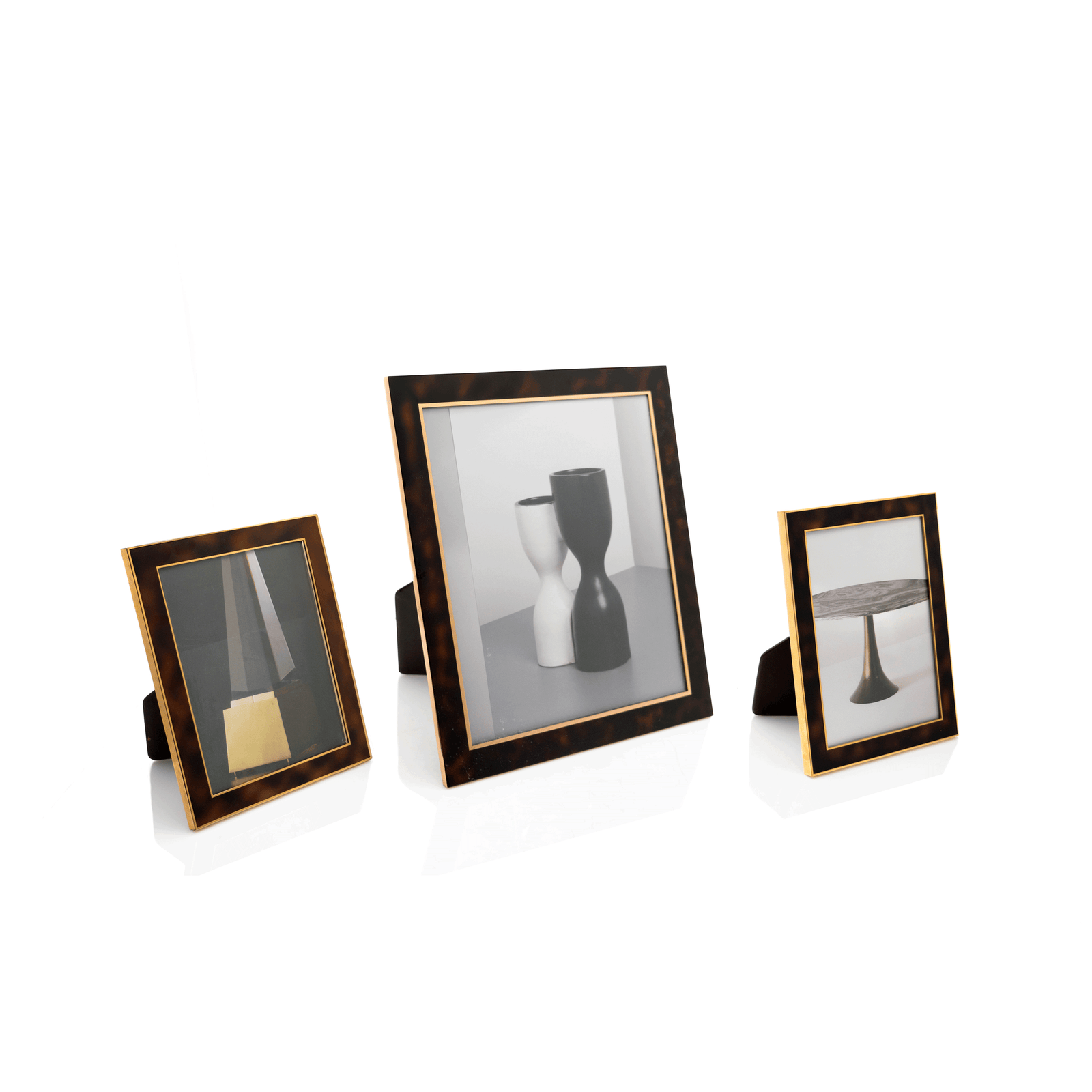 Hermes Lacquer and Brass Frames