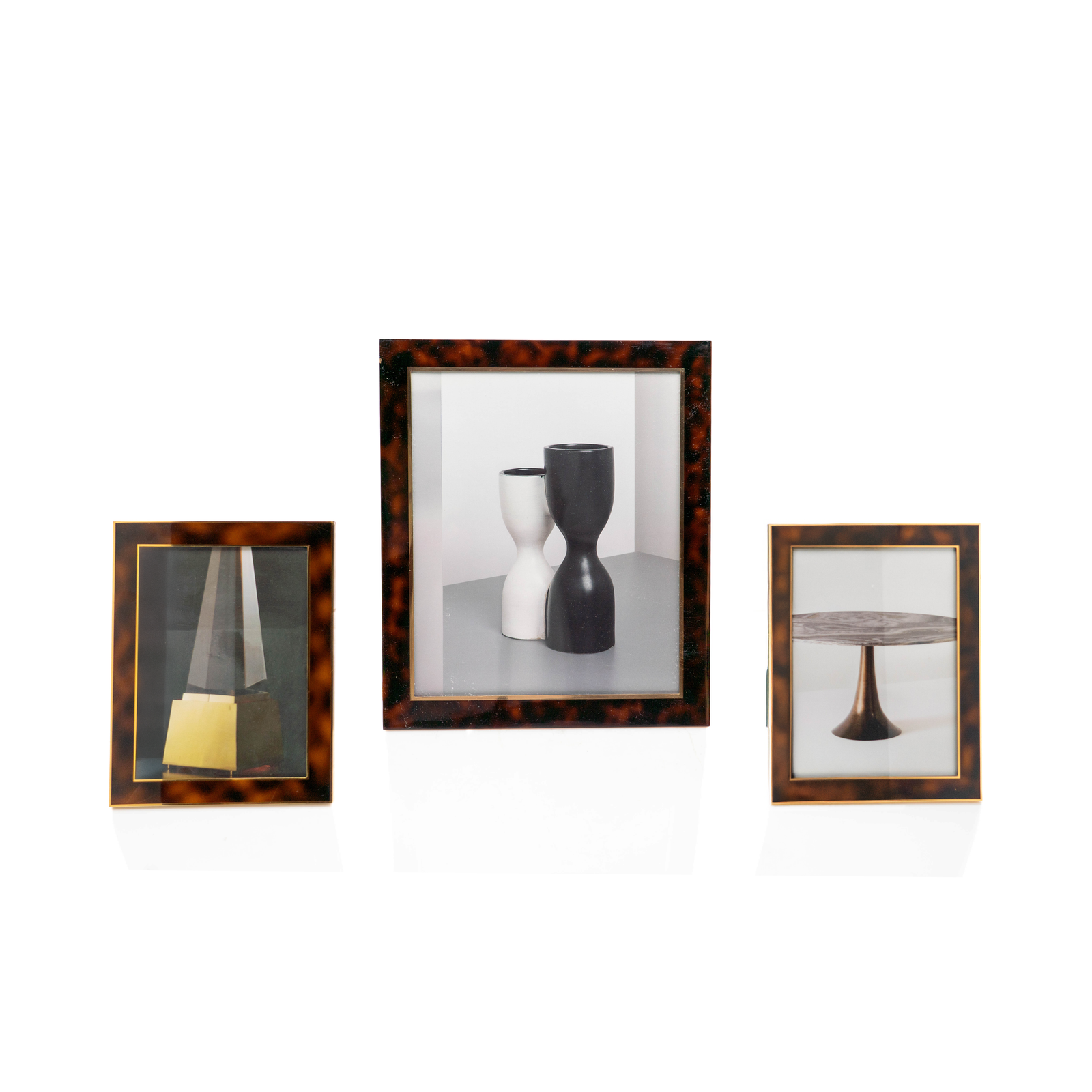 Hermes Lacquer and Brass Frames