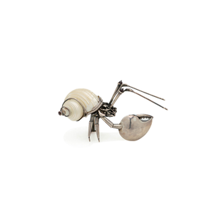 Sterling Silver & Mother of Pearl Hermit Crab