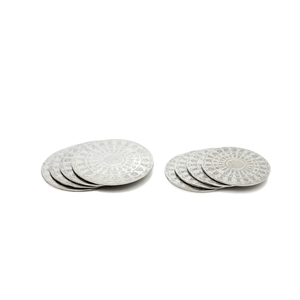 Christofle Coasters, Wine Bottle & Glass