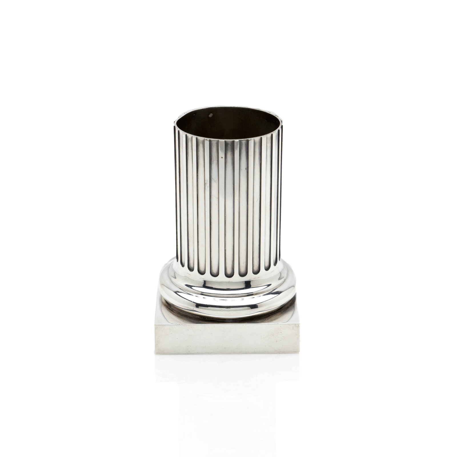Bulgari Column Sterling Pen Cup