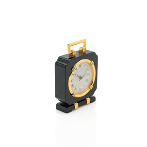 Cartier Clock Onyx Desk