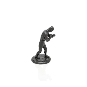 Austrian Bronze Boxing Sculpture by Bruno Zach