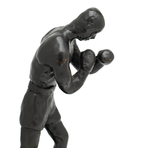 Austrian Bronze Boxing Sculpture by Bruno Zach