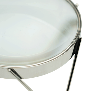 Nickel Table Top Magnifiers, 1940s