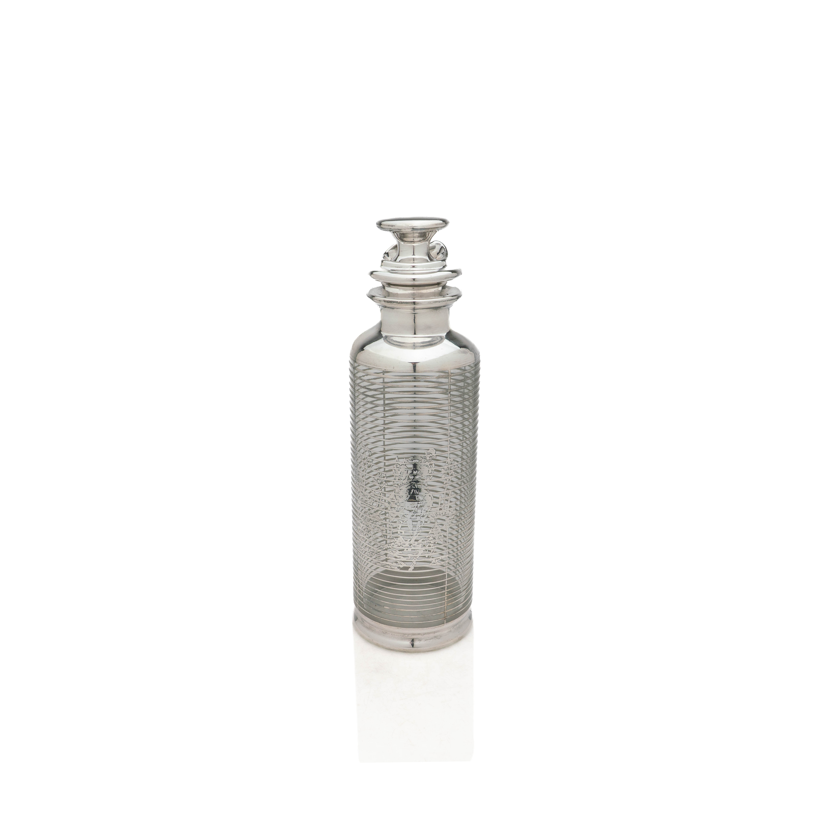 Silver Overlay Cocktail Shaker