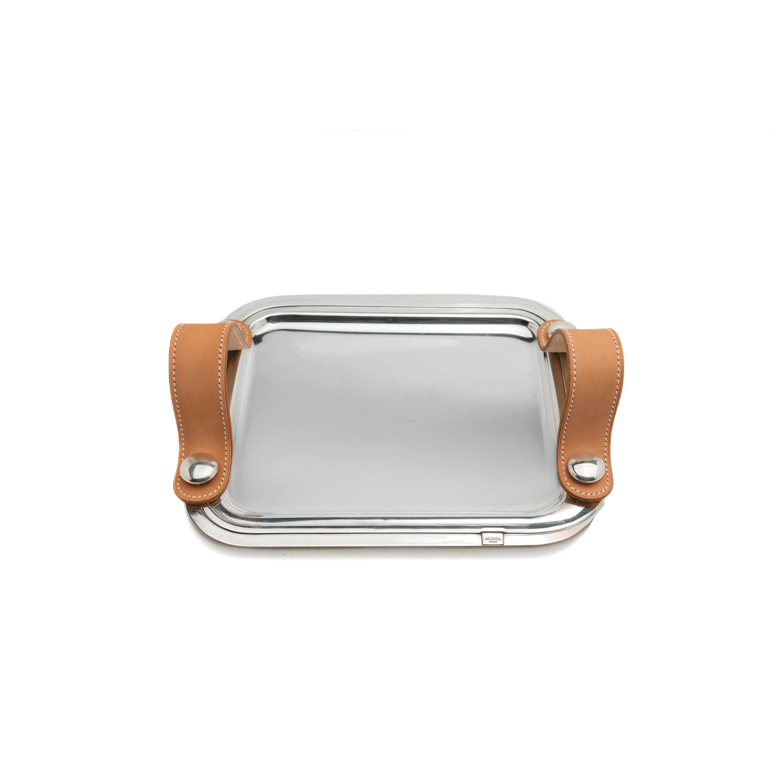 Hermes Tray, Leather Handles