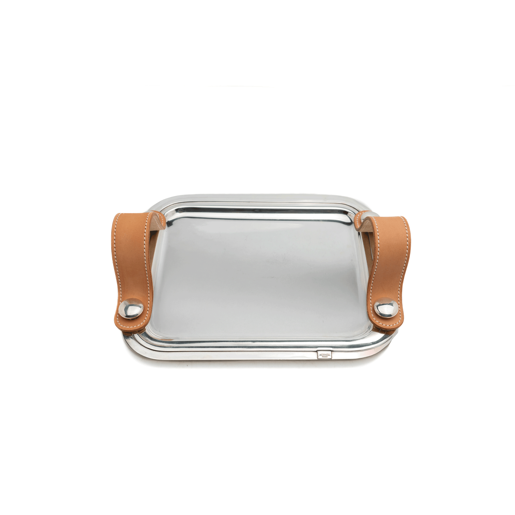 Hermes Tray, Leather Handles