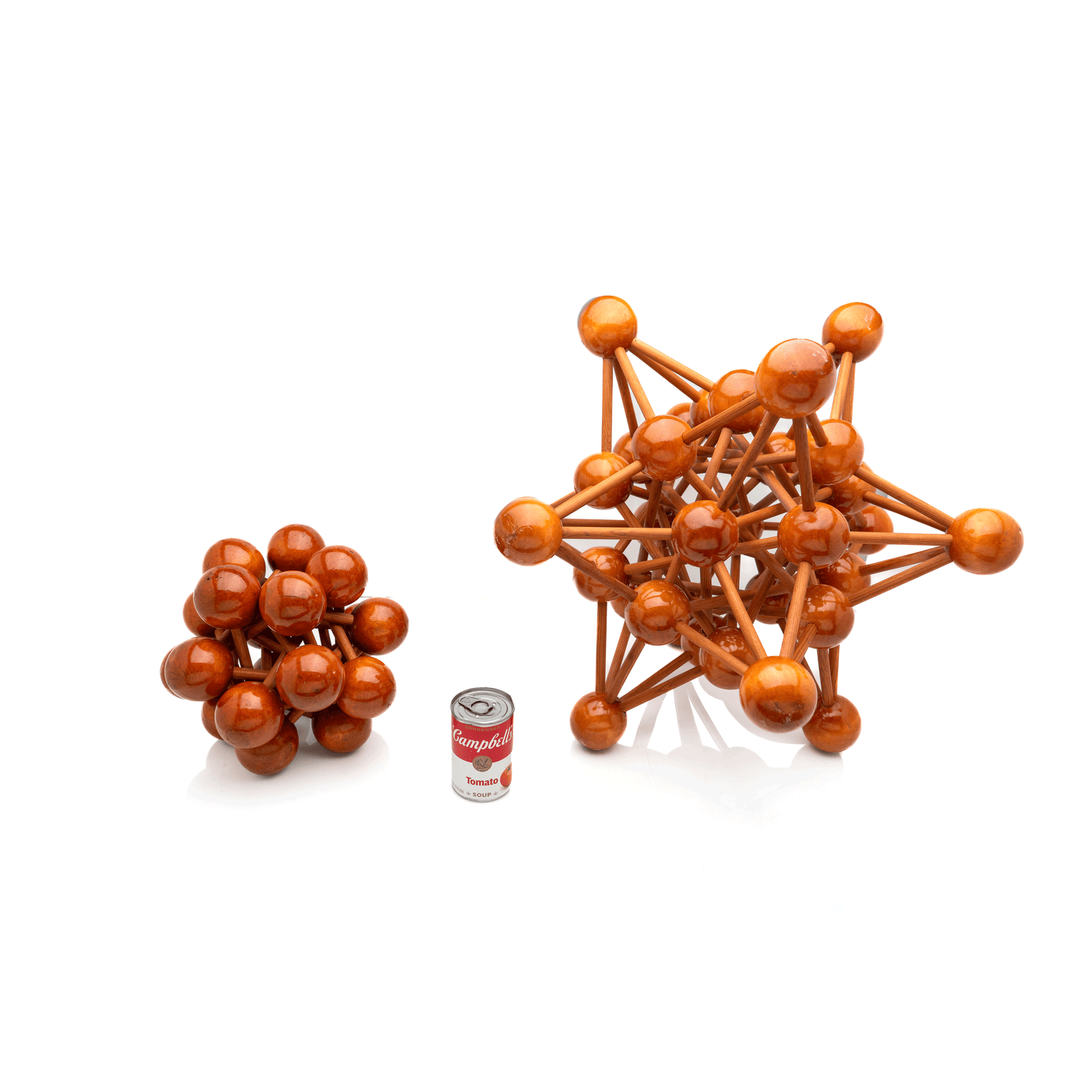 French Molecule Puzzle Sculptures