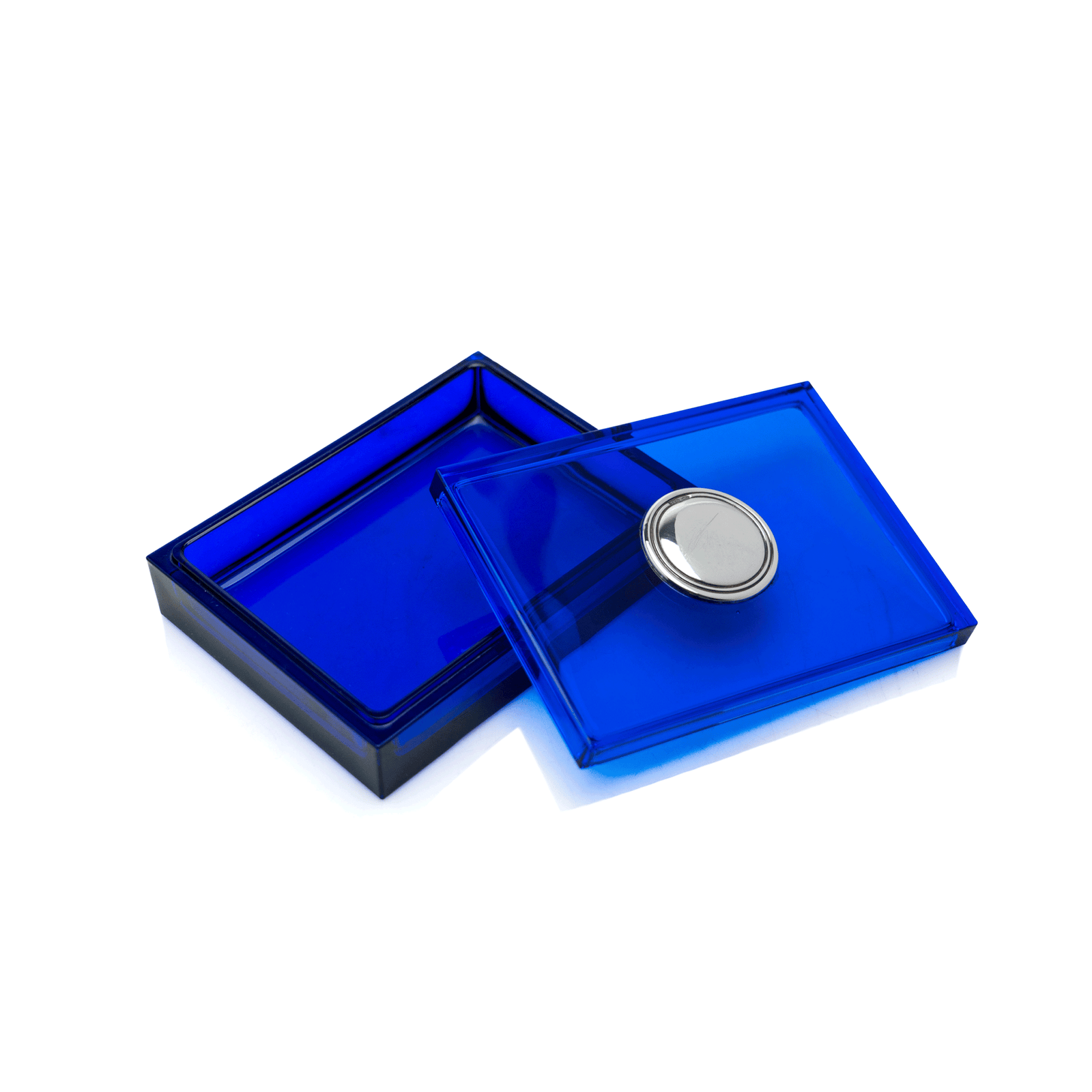 Italian Crystal & Sterling Box