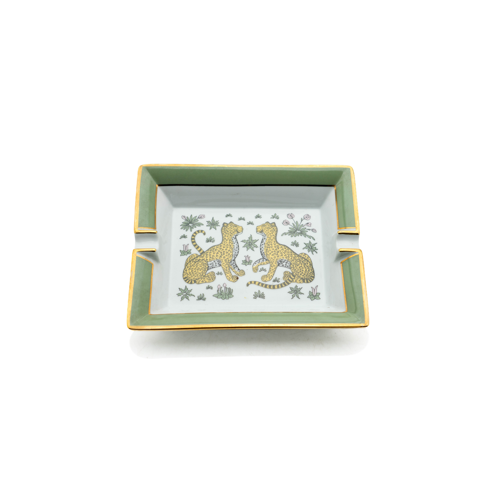 Hermes Ashtray, Leopards