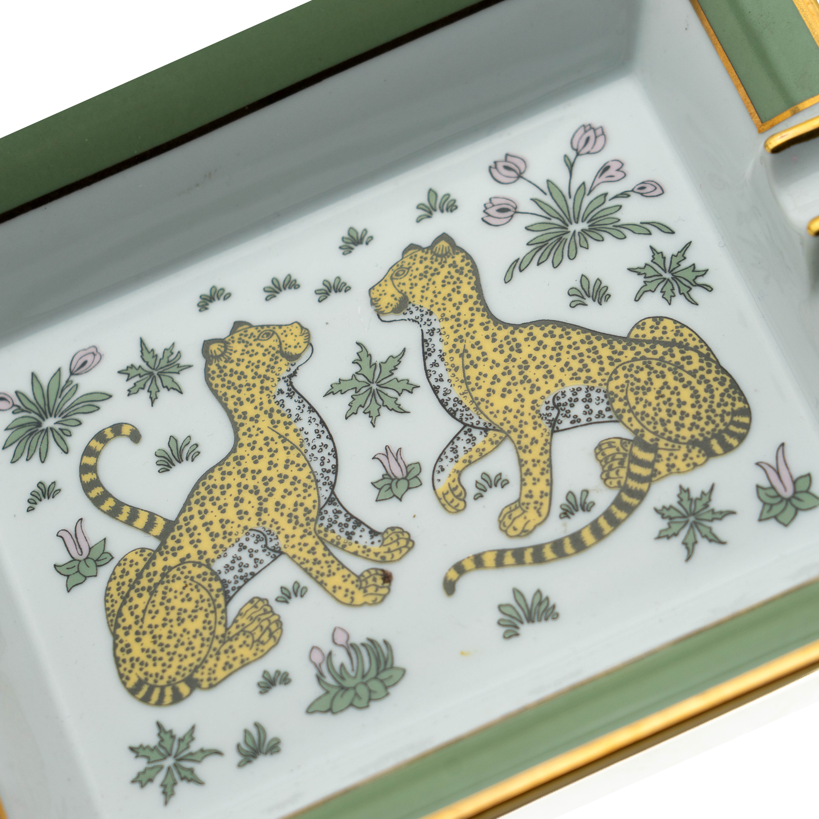 Hermes Ashtray, Leopards