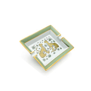 Hermes Ashtray, Leopards