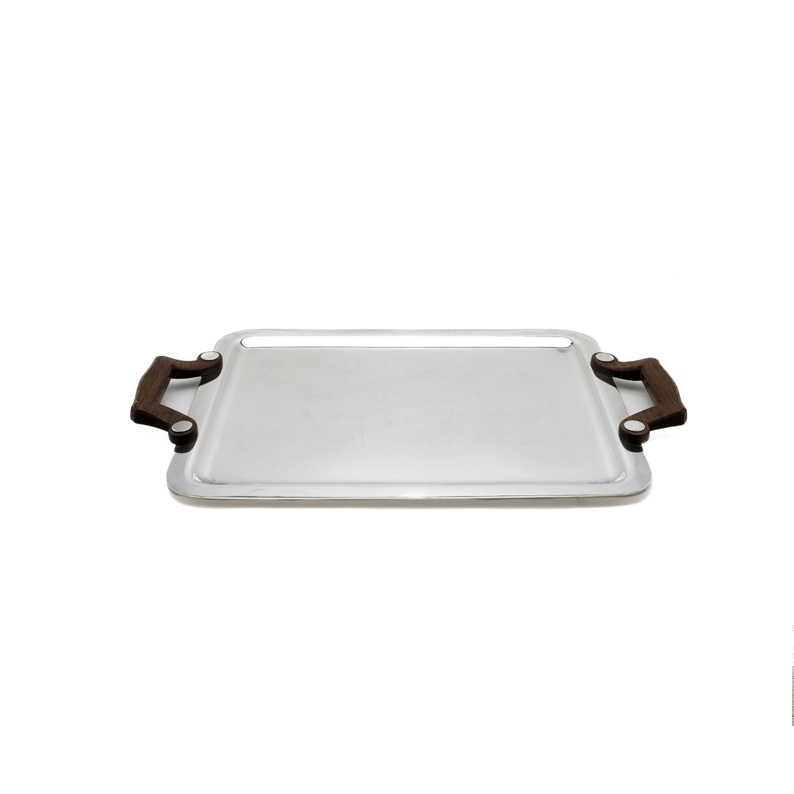 Christofle Tray, Wood Handles