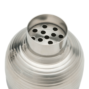 French Ribbed Cocktail Shaker