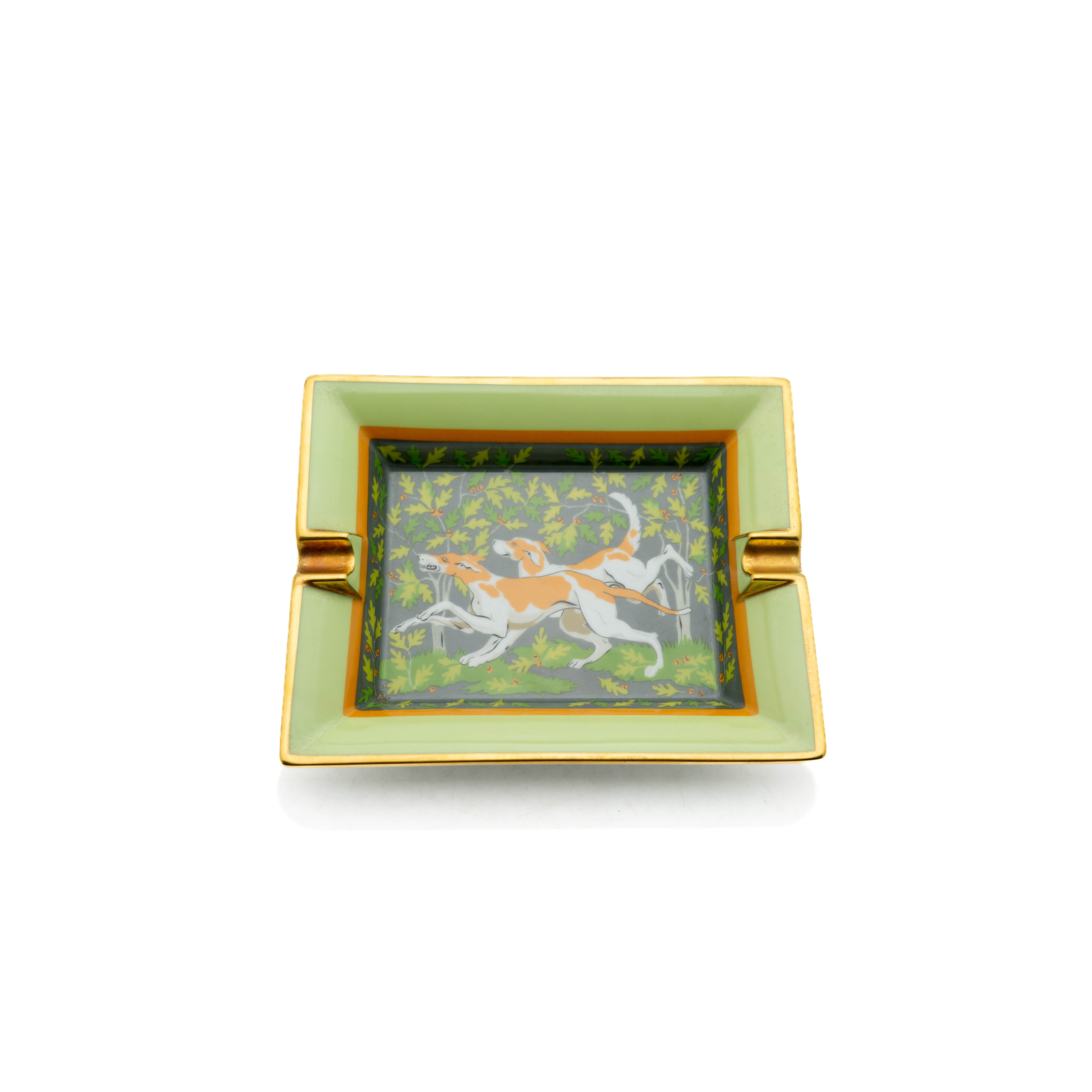 Hermes Ashtray, Running Dogs
