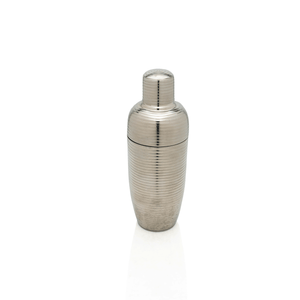 French Ribbed Cocktail Shaker
