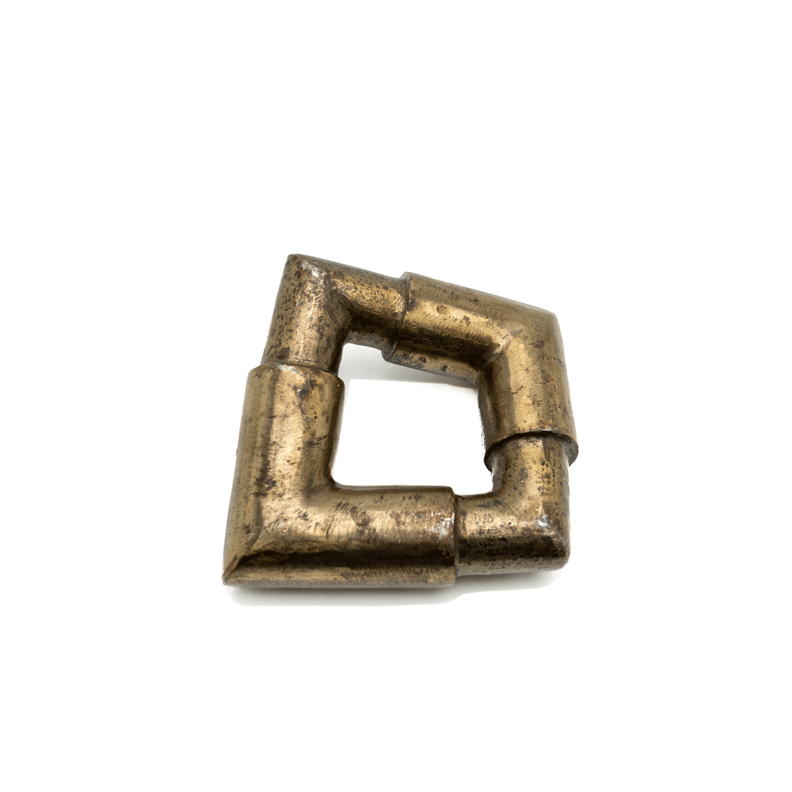 Cast-Bronze Abstract Sculpture