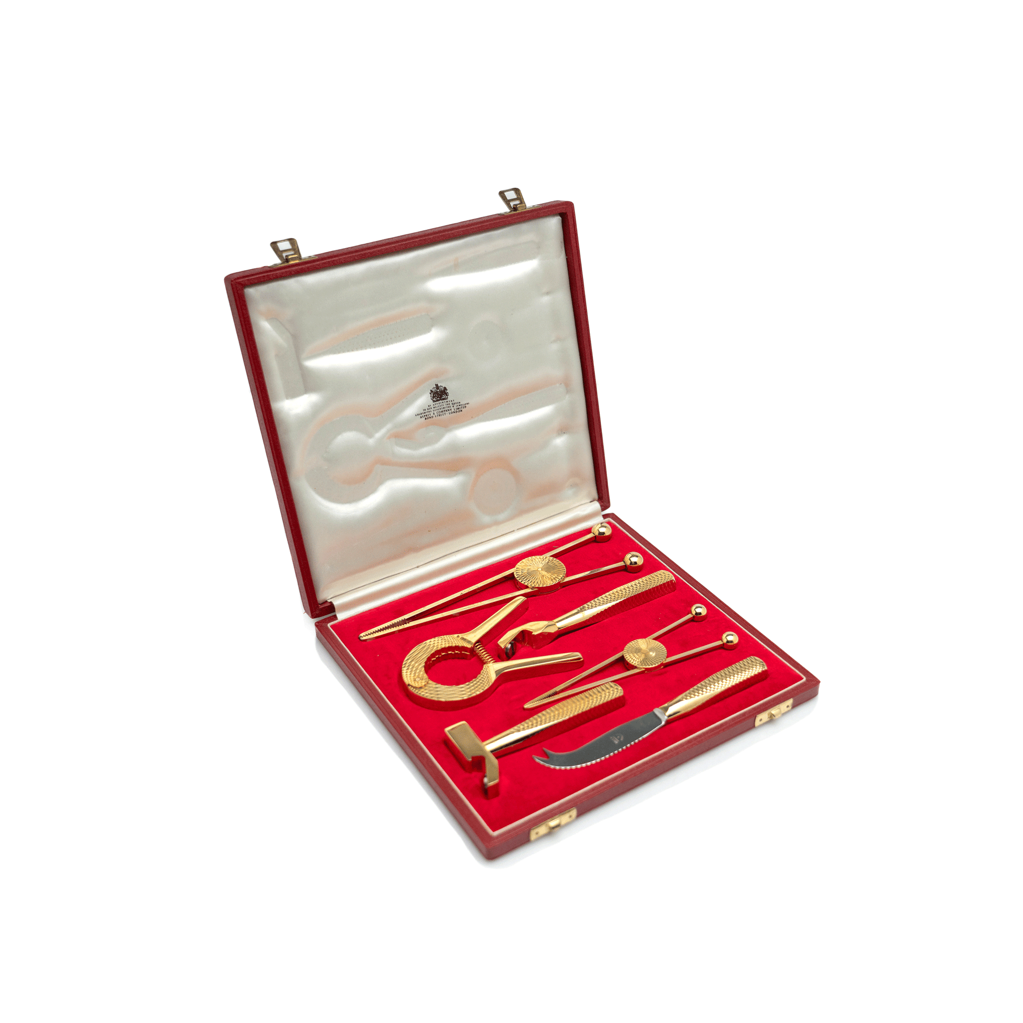 Asprey Gilt Bar Set