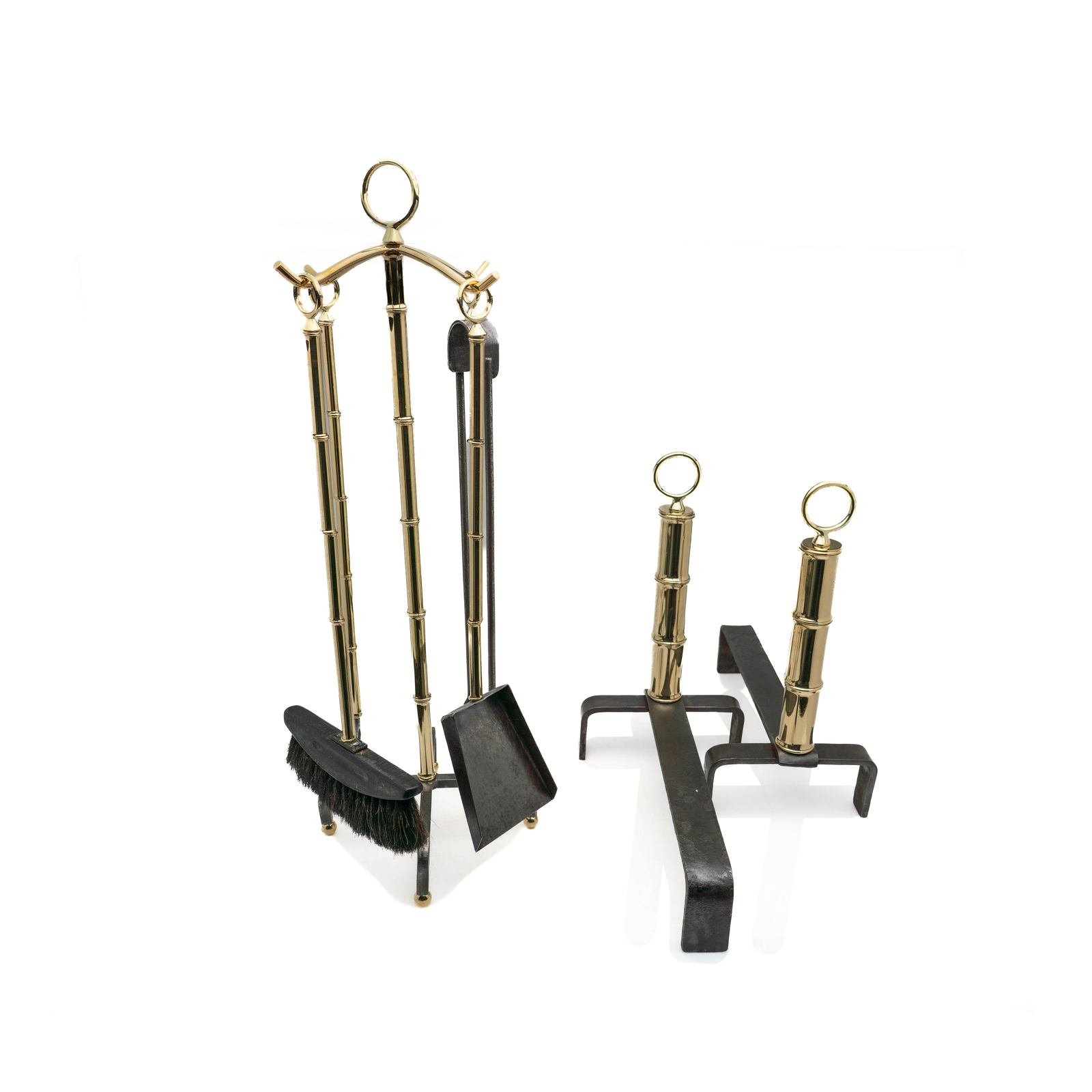 Adnet Fireplace Tools & Andirons