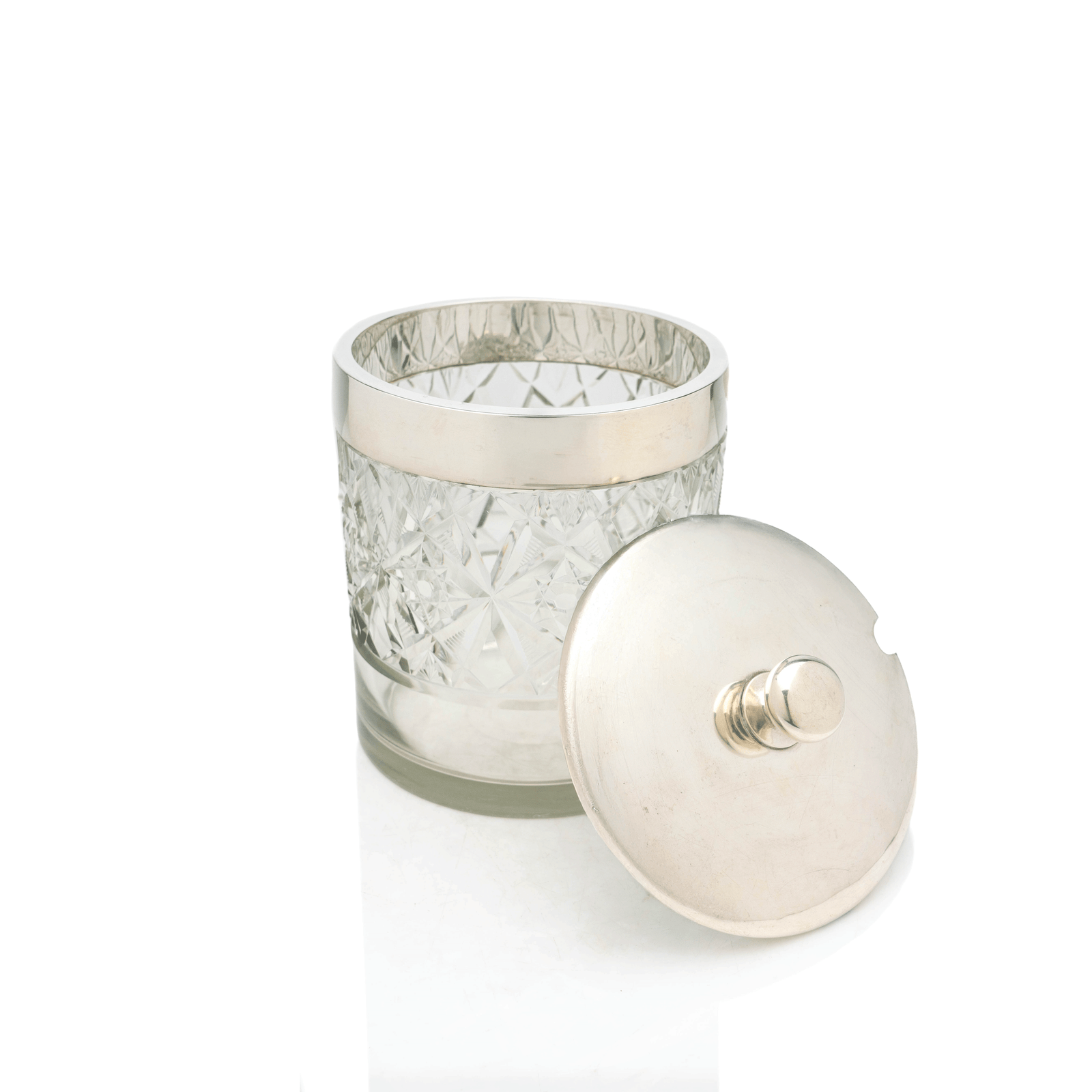 Sterling & Crystal Ice Bucket