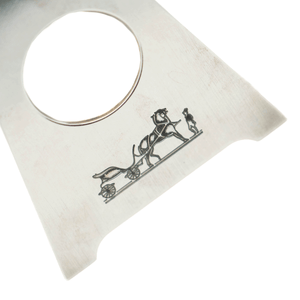 Hermes Silver Porthole Clock