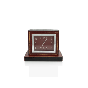 Hermes Leather Clock, Paul Dupre-Lafon