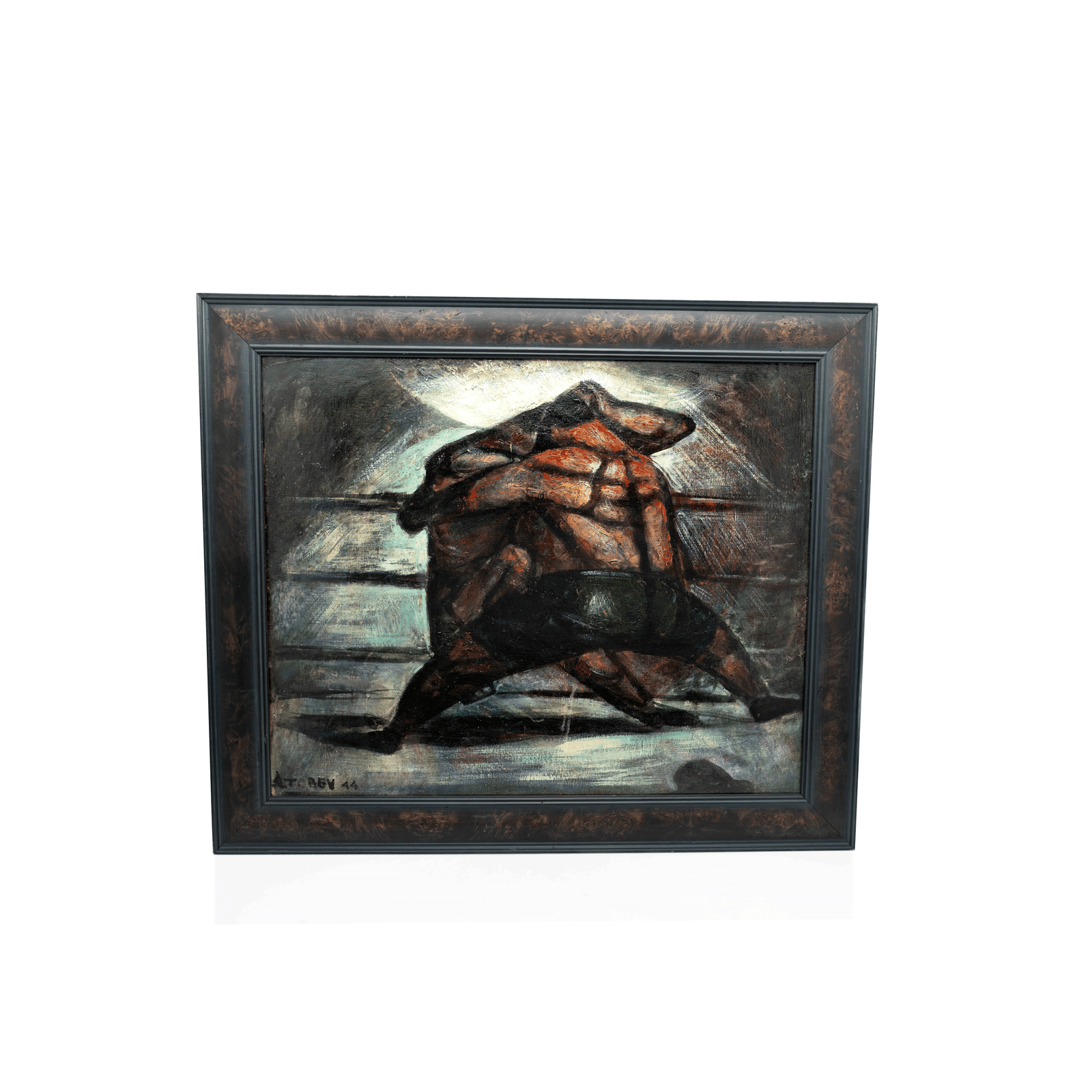 WPA Wrestlers Painting, 1944