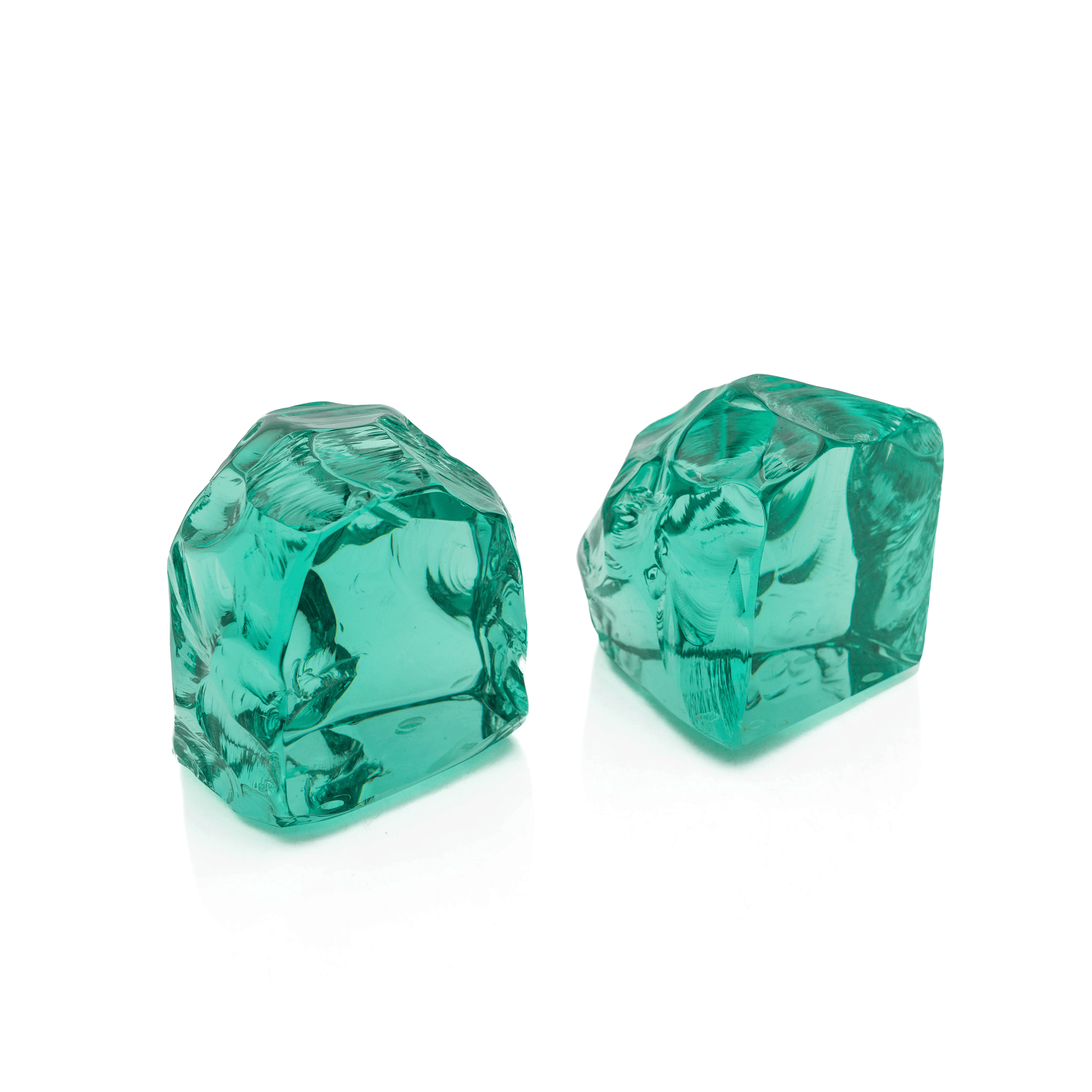 Fontana Arte Italian Glass Block Bookends