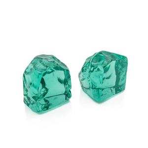 Fontana Arte Italian Glass Block Bookends