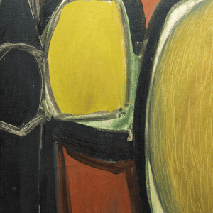 Abstract Oil on Canvas, D.Hammer 1956