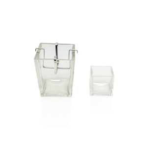 French Crystal Caviar Service