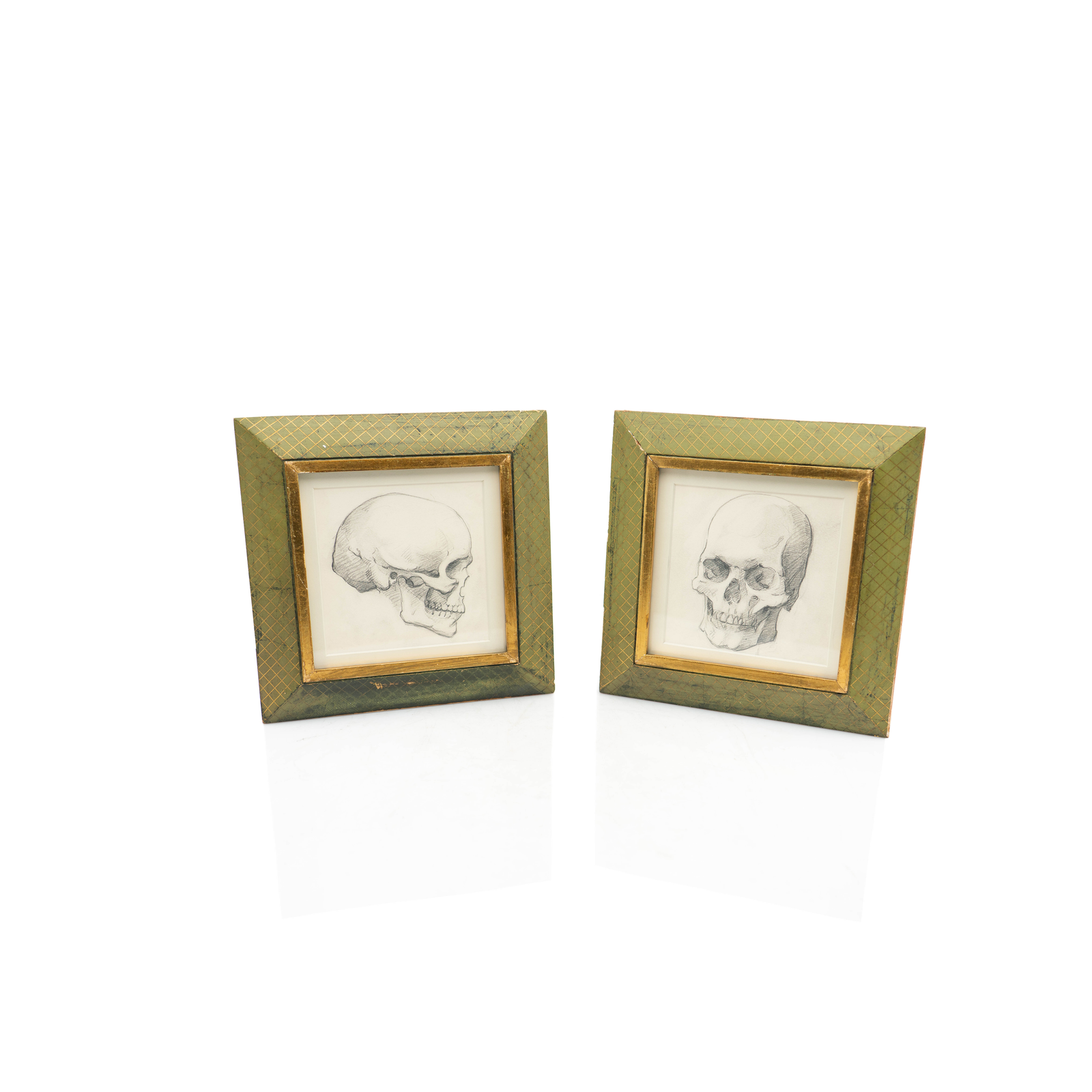 Skull Pencil Drawings Studies, 1940s