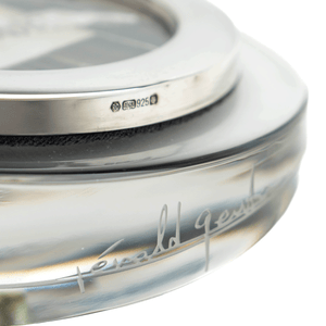 Gerald Genta Crystal and Sterling Frame