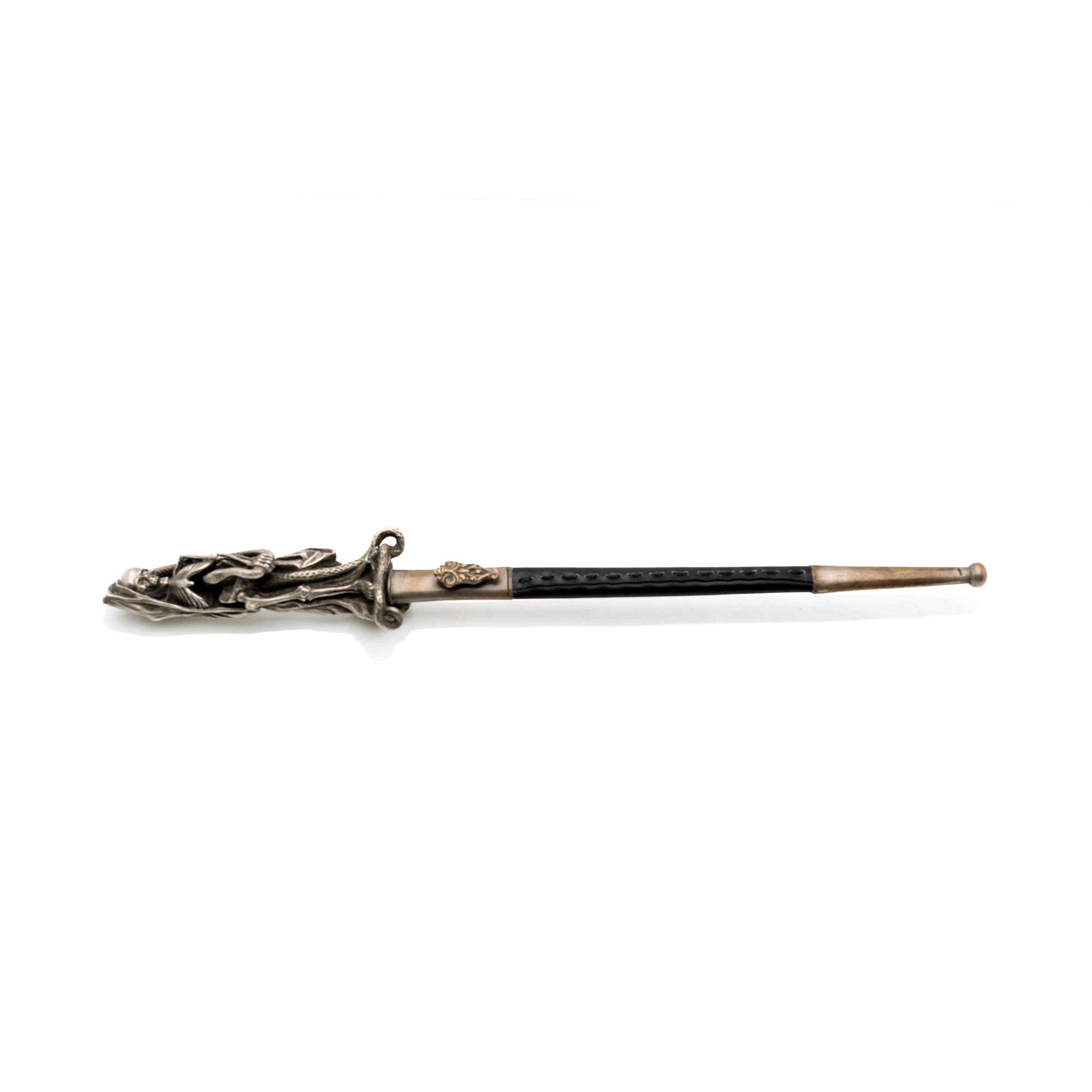 French Silvered Bronze Knife, 19th Century