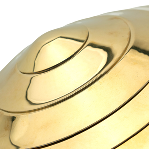 Italian Brass Stacking Dish Set
