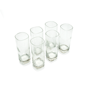 Italian Highball Glasses, Sterling Trim