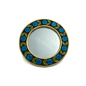 Mithe Espelt Gilt & Enamel Mirror