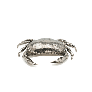 Silvered Bronze Crab Box