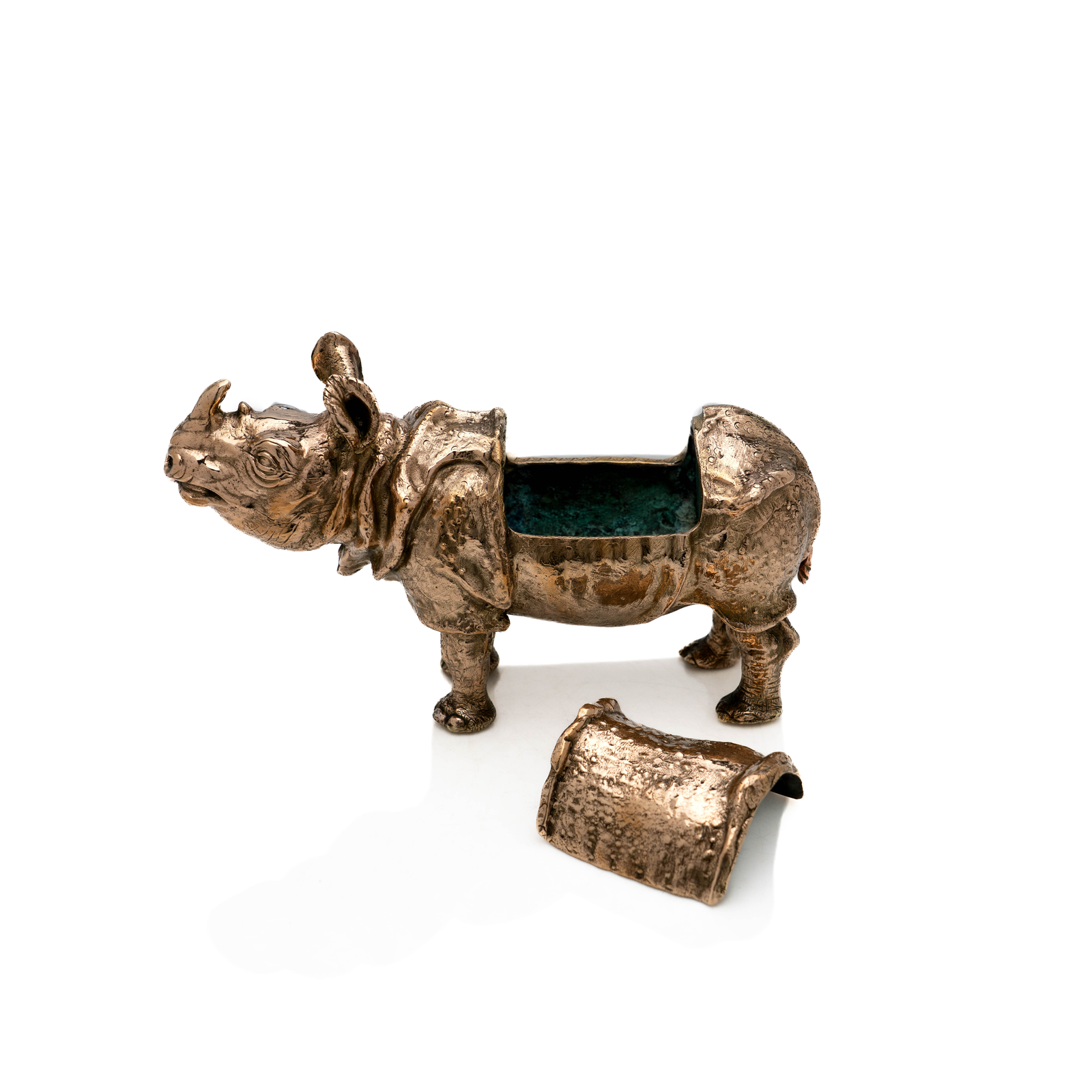 French Bronze Rhino Box