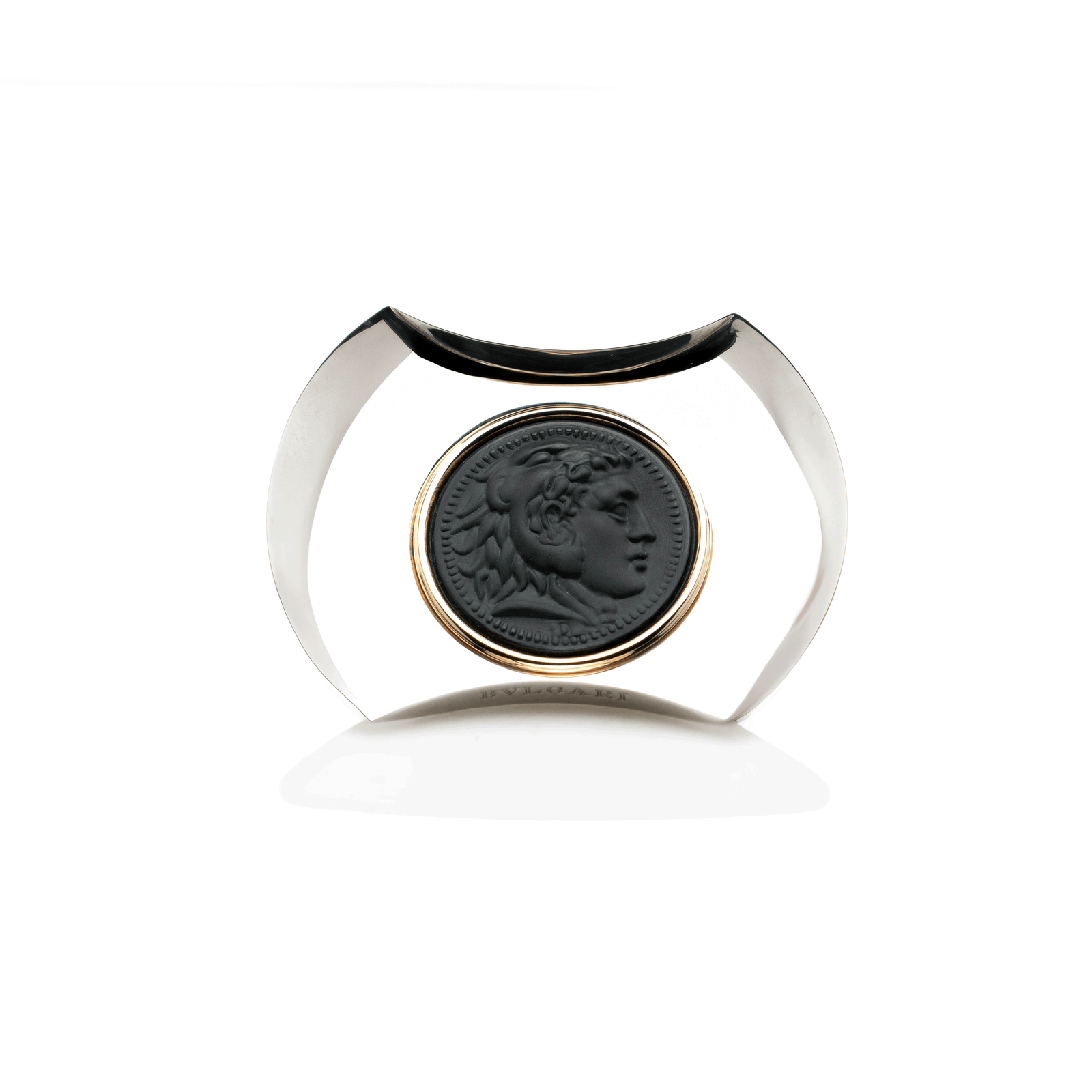 Bvlgari Sterling & Gold Coin Catchall