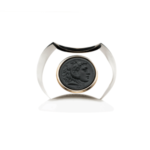 Bvlgari Sterling & Gold Coin Catchall