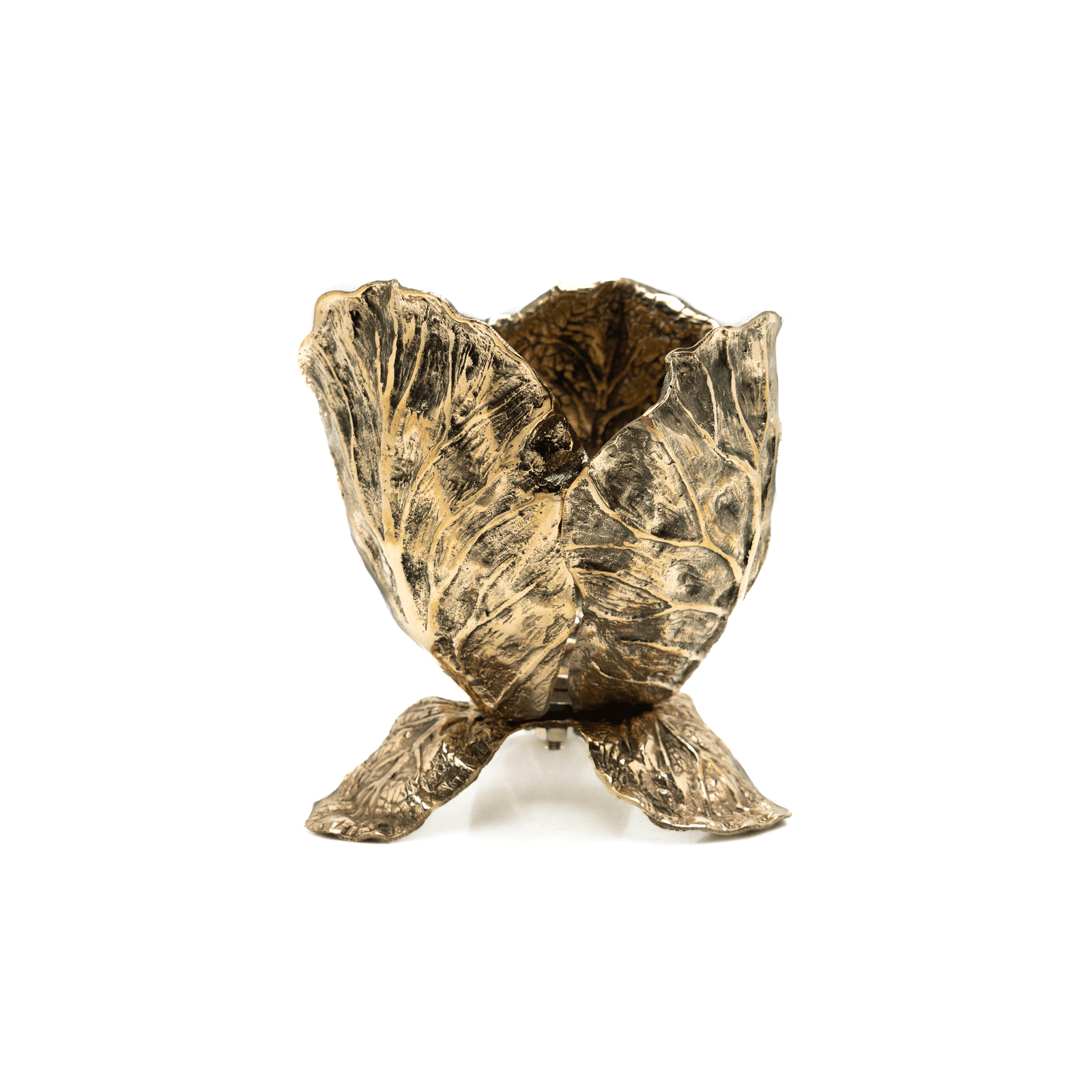 French Bronze Bowl, Leaf