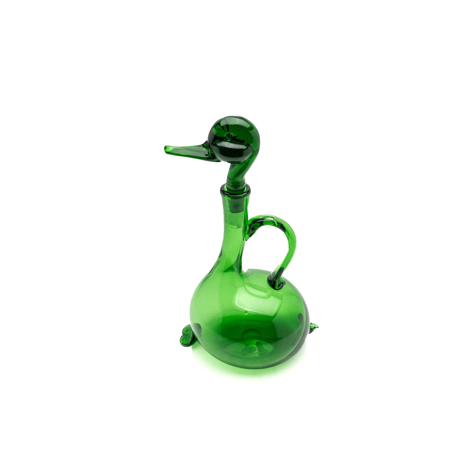 Italian Glass Duck Decanter