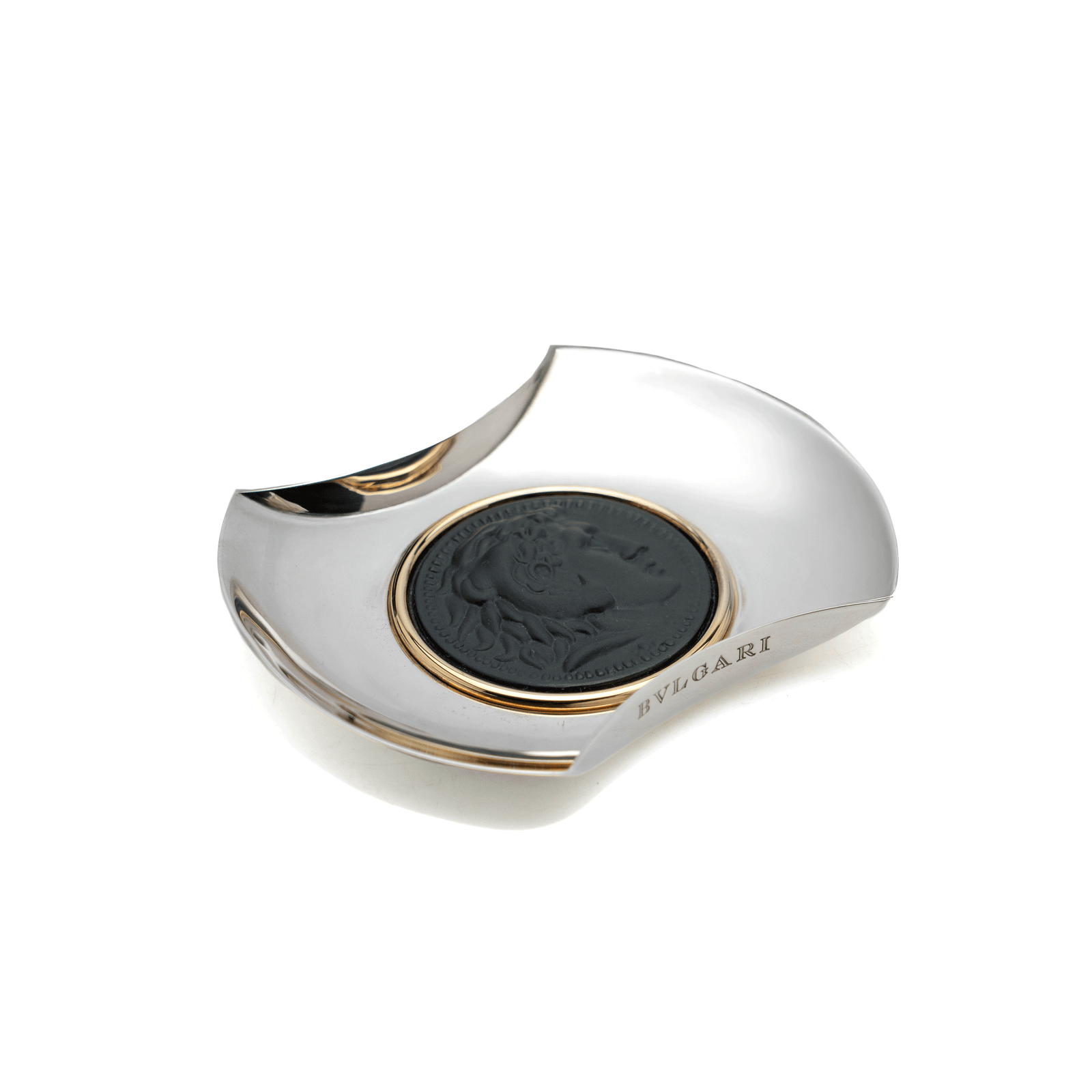 Bvlgari Sterling & Gold Coin Catchall
