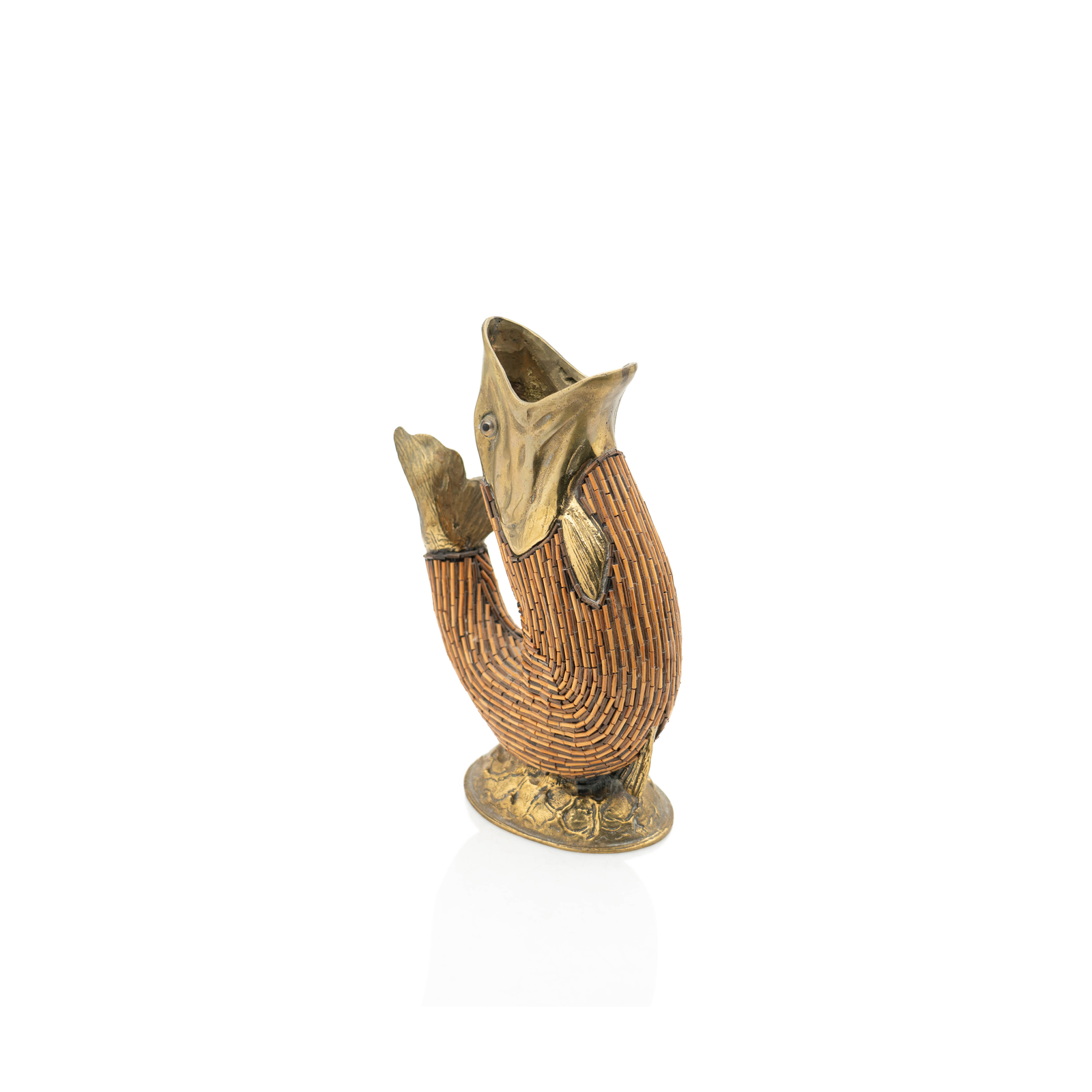 Italian Bronze Fish Sculpture