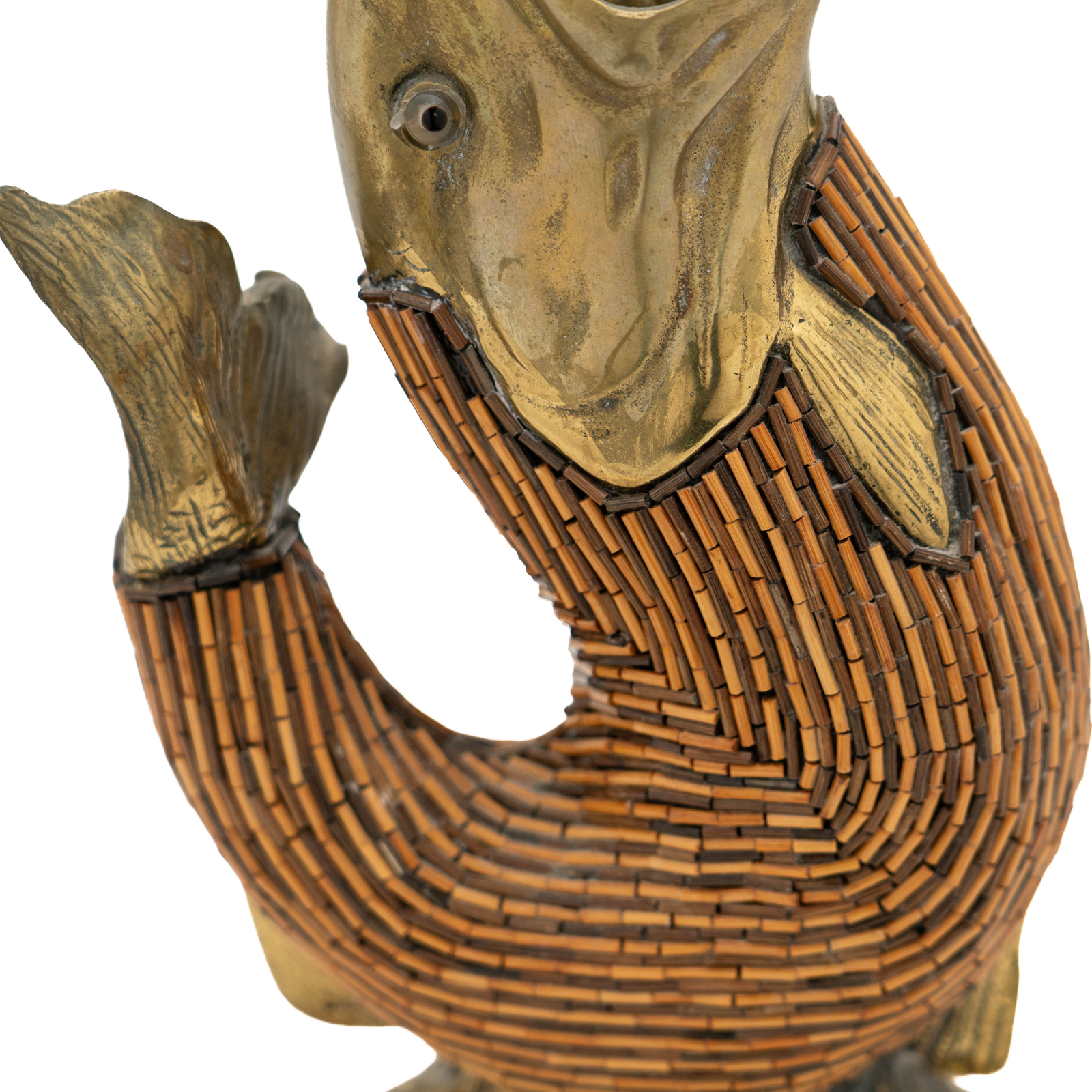 Italian Bronze Fish Sculpture